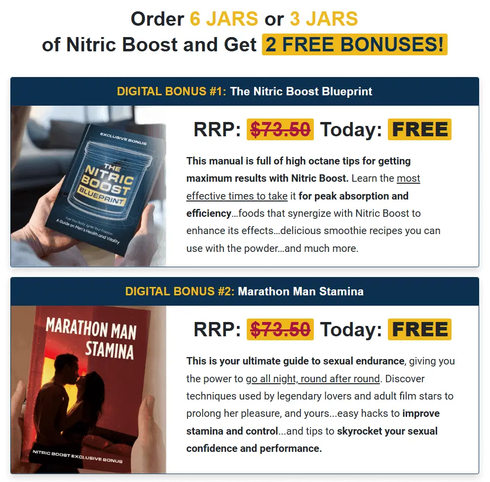 Nitric Boost Ultra Bonus