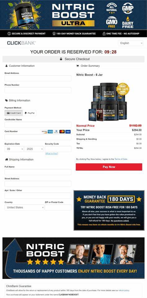 Nitric Boost Ultra- Secure Page