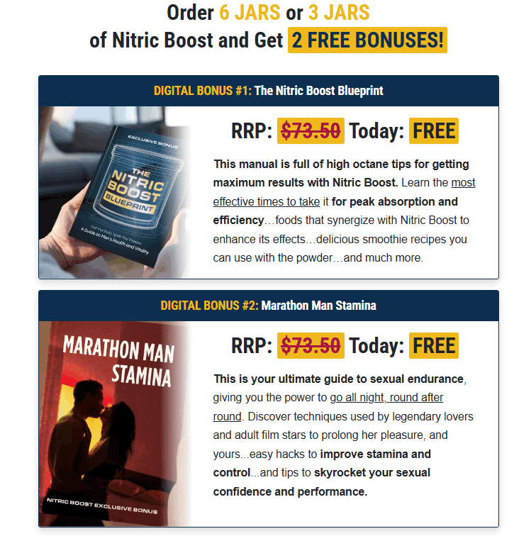 Nitric Boost Bonus